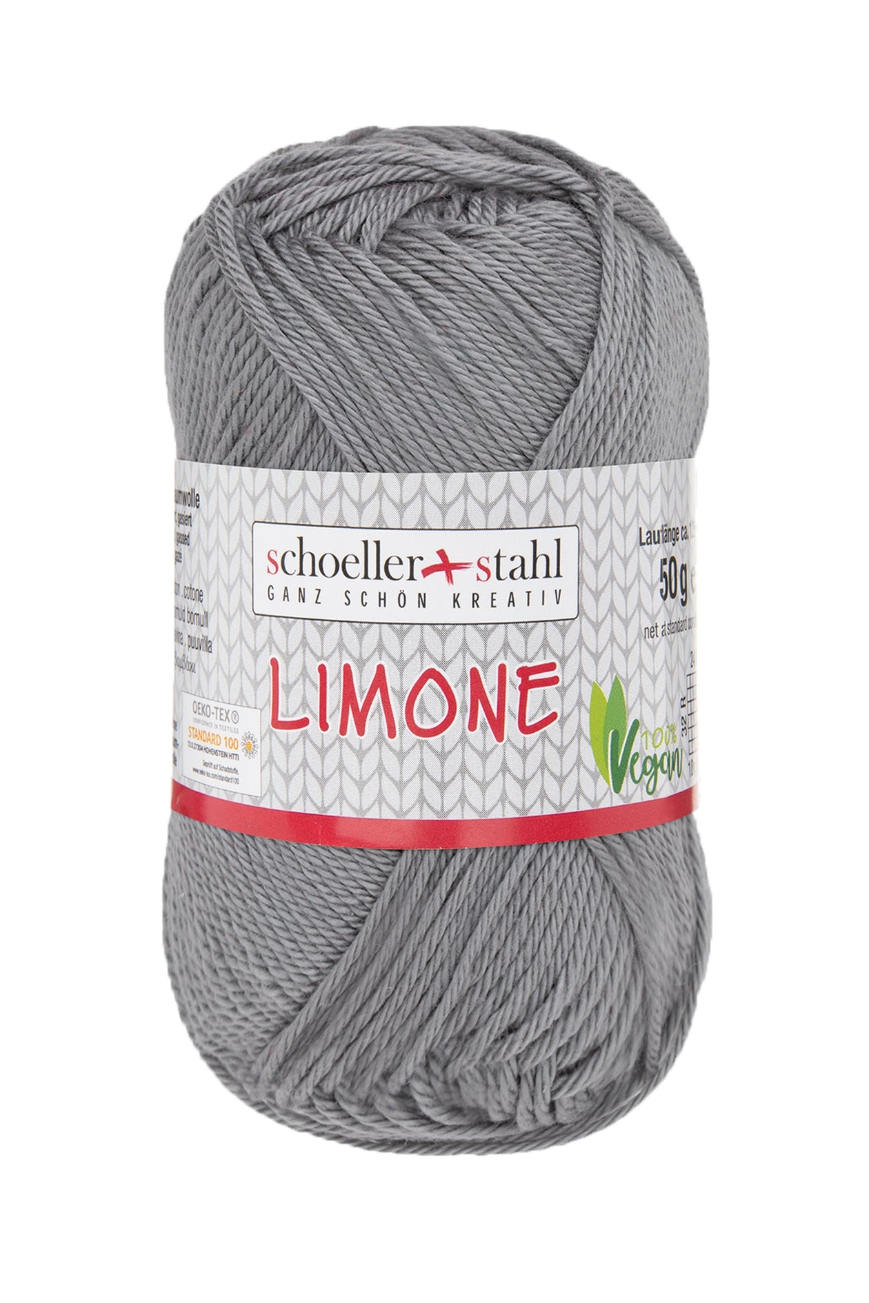 Limone / Knäuel 50g/125m LL / 100% Baumwolle mercerisiert gasiert / vegan