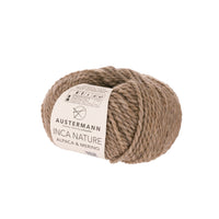 Inca Nature Austermann / Knäuel 50g/100m LL / 50% Schurwolle (Merino), 50% Alpaka