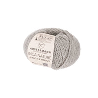 Inca Nature Austermann / Knäuel 50g/100m LL / 50% Schurwolle (Merino), 50% Alpaka