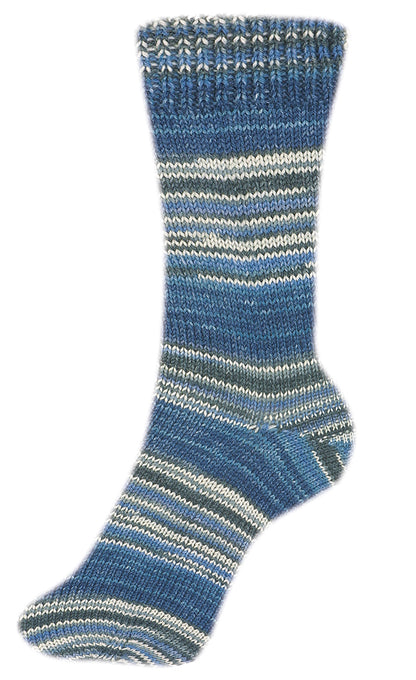 Step 4 Color / Knäuel 100g/420m LL / 75% Schurwolle/ 25% Polyamid/ Sockenwolle trocknergeeignet / mit Aloe Vera und Jojoba Öl