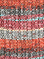 Austermann Step 6 Color / Knäuel 150g/410m LL/ 75% Schurwolle/25%Polyamid / Sockenwolle trocknergeeignet / mit Aloe Vera und Jojoba Öl