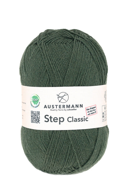 Step 4 Classic / Knäuel 100g/420m LL / 75% Schurwolle/ 25% Polyamid/ Sockenwolle trocknergeeignet / mit Aloe Vera und Jojoba Öl