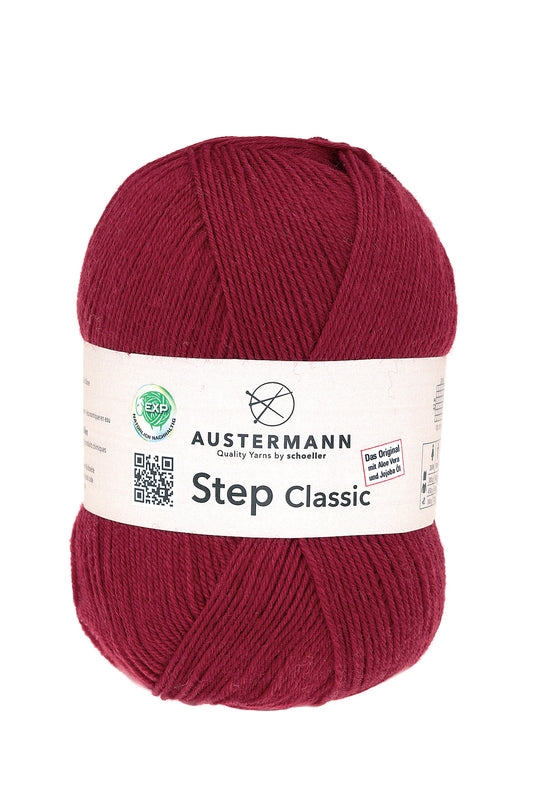 Step 4 Classic / Knäuel 100g/420m LL / 75% Schurwolle/ 25% Polyamid/ Sockenwolle trocknergeeignet / mit Aloe Vera und Jojoba Öl