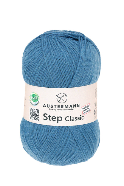 Step 4 Classic / Knäuel 100g/420m LL / 75% Schurwolle/ 25% Polyamid/ Sockenwolle trocknergeeignet / mit Aloe Vera und Jojoba Öl