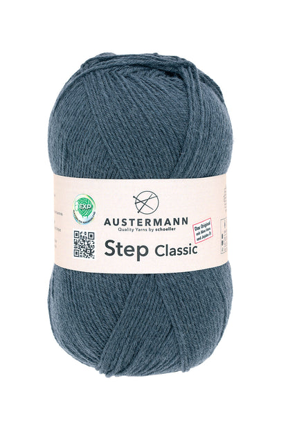 Step 4 Classic / Knäuel 100g/420m LL / 75% Schurwolle/ 25% Polyamid/ Sockenwolle trocknergeeignet / mit Aloe Vera und Jojoba Öl
