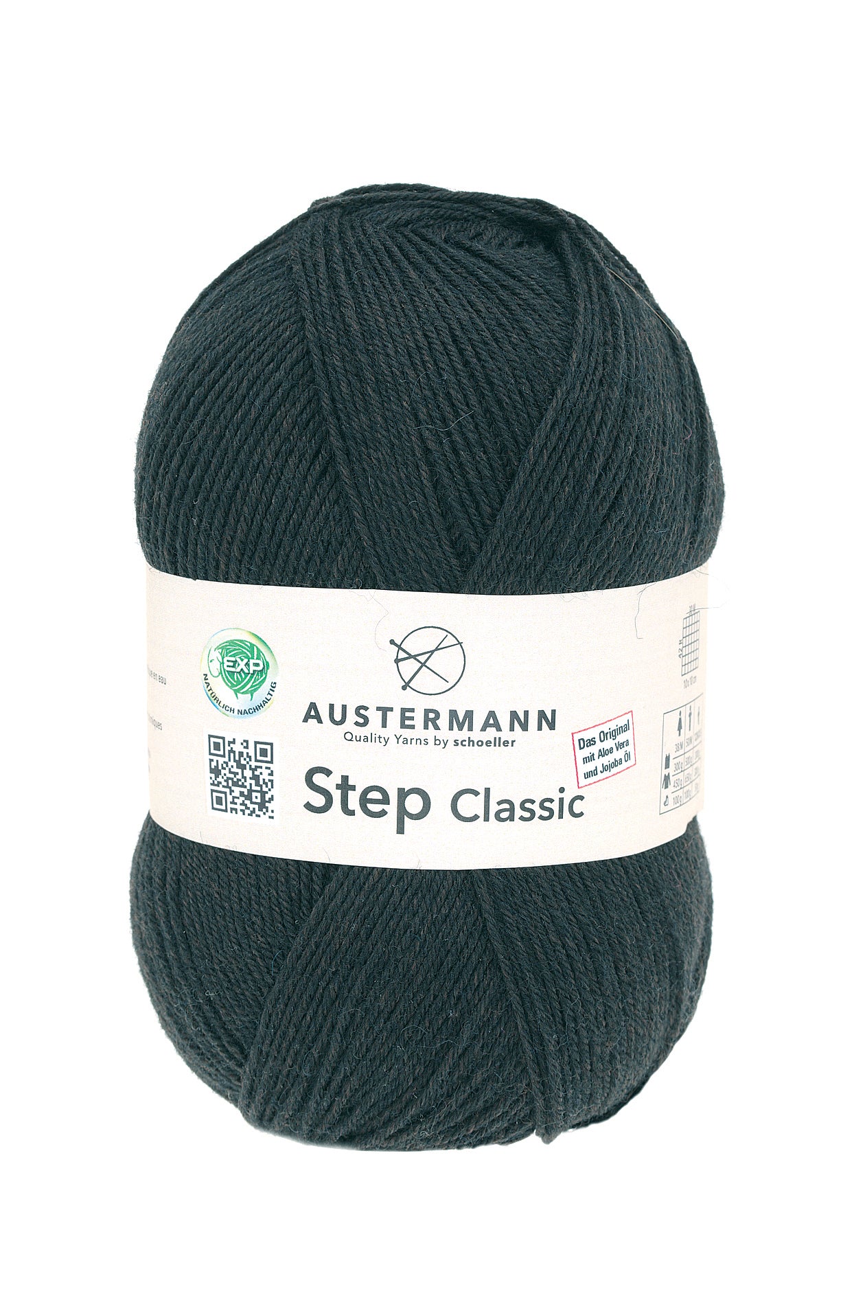 Step 4 Classic / Knäuel 100g/420m LL / 75% Schurwolle/ 25% Polyamid/ Sockenwolle trocknergeeignet / mit Aloe Vera und Jojoba Öl