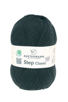 Austermann Step 4 Classic / Knäuel 100g/420m LL / 75% Schurwolle/ 25% Polyamid/ Sockenwolle trocknergeeignet / mit Aloe Vera und Jojoba Öl