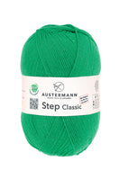 Austermann Step 4 Classic / Knäuel 100g/420m LL / 75% Schurwolle/ 25% Polyamid/ Sockenwolle trocknergeeignet / mit Aloe Vera und Jojoba Öl