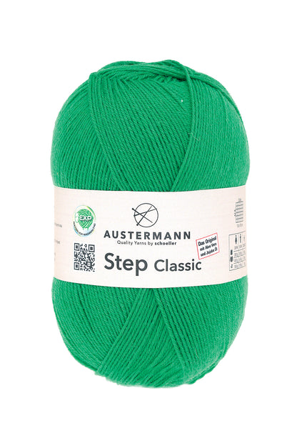 Step 4 Classic / Knäuel 100g/420m LL / 75% Schurwolle/ 25% Polyamid/ Sockenwolle trocknergeeignet / mit Aloe Vera und Jojoba Öl