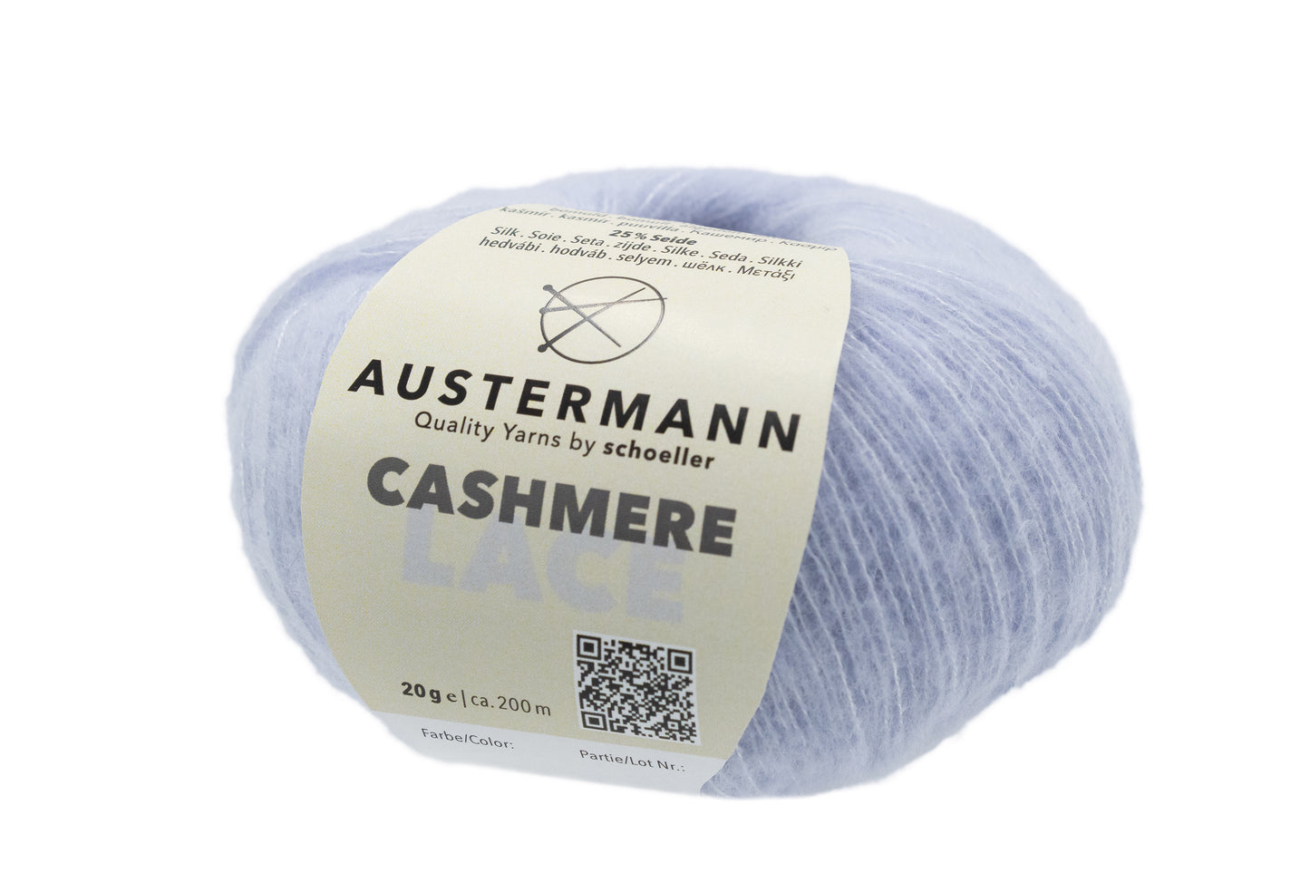Cashmere Lace / Knäuel 20g/200m / 75% Kashmir 25% Seide