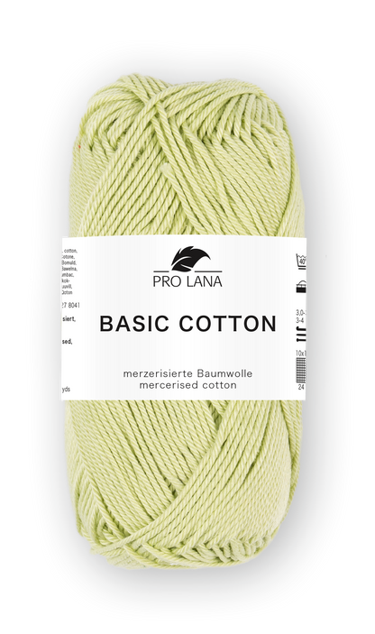 Basic Cotton / Knäuel 50g/125m LL / 100% Baumwolle mercerisiert gasiert