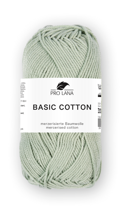Basic Cotton / Knäuel 50g/125m LL / 100% Baumwolle mercerisiert gasiert