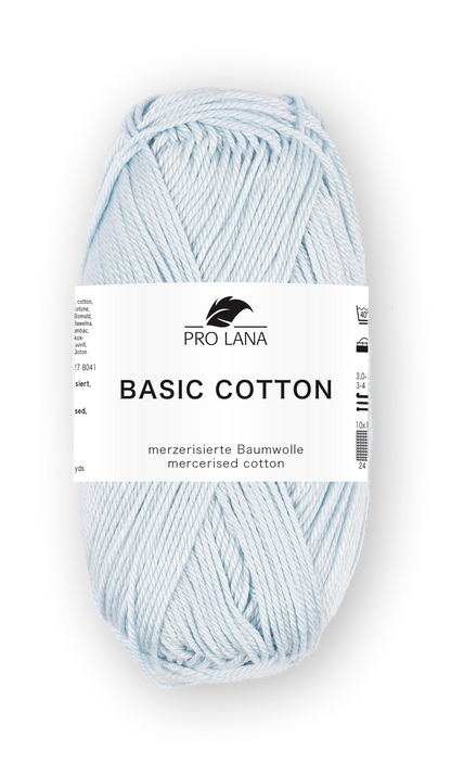 Basic Cotton / Knäuel 50g/125m LL / 100% Baumwolle mercerisiert gasiert