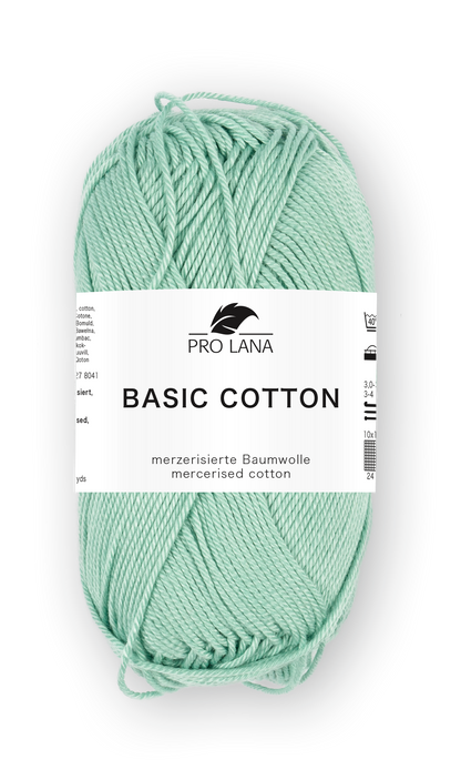 Basic Cotton / Knäuel 50g/125m LL / 100% Baumwolle mercerisiert gasiert