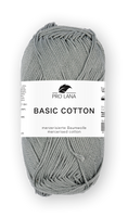 Pro Lana Basic Cotton / Knäuel 50g/125m LL / 100% Baumwolle mercerisiert gasiert