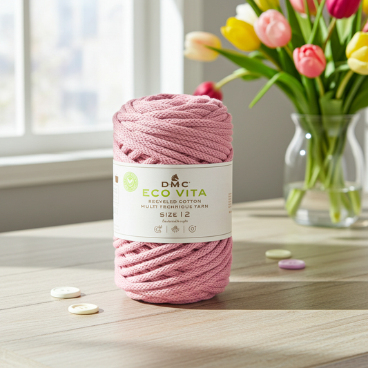 Eco Vita 12 / Makramé-Garn / 250g/55m LL / 80% Baumwolle, 20% Polyester