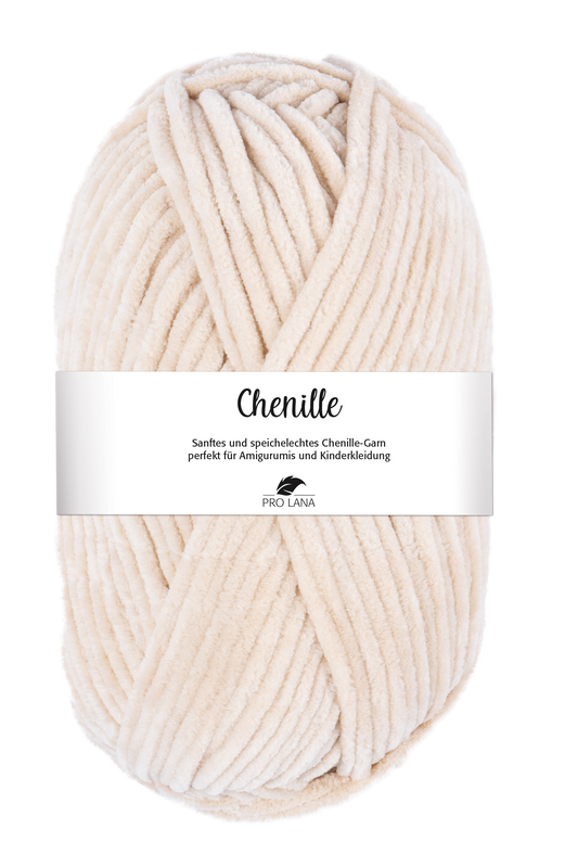Chenille / Knäuel 100g/110m LL / 100% Polyacryl