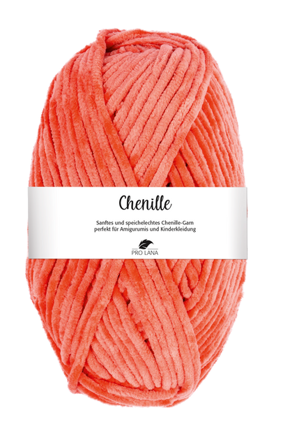 Chenille / Knäuel 100g/110m LL / 100% Polyacryl