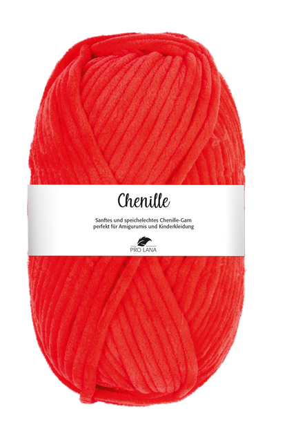 Chenille / Knäuel 100g/110m LL / 100% Polyacryl