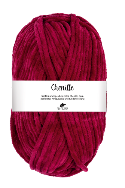 Chenille / Knäuel 100g/110m LL / 100% Polyacryl