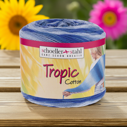 Tropic Cotton / Farbverlauf / Bobbel 150g/600m LL/ 100% Baumwolle