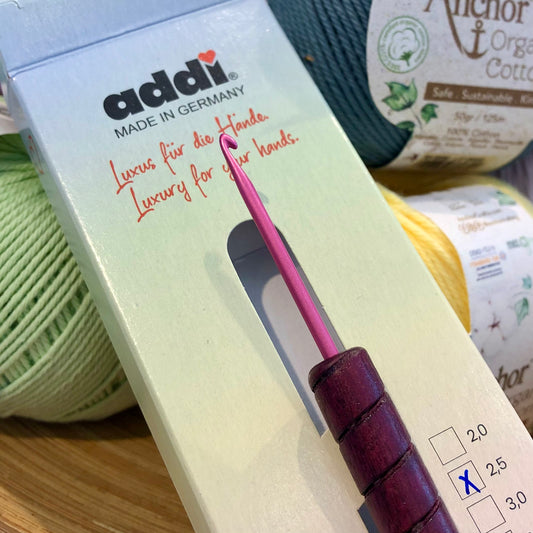 addiUnicorn Purpleheart 597-2 Häkelnadel mit Holzgriff