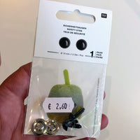 Rico Design Sicherheitsaugen 1 Paar aus Kunststoff mit Federscheibe verschiedene Größen