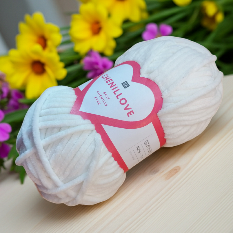 Chenillove / Knäuel 100g / 110m LL / 100% Polyester