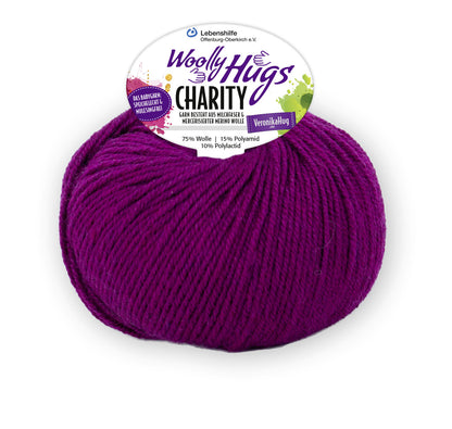 Charity 50g 75% Wolle, 15% Poyamid, 10% sonstige Fasern