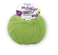 Woolly Hugs Charity 50g 75% Wolle, 15% Poyamid, 10% sonstige Fasern