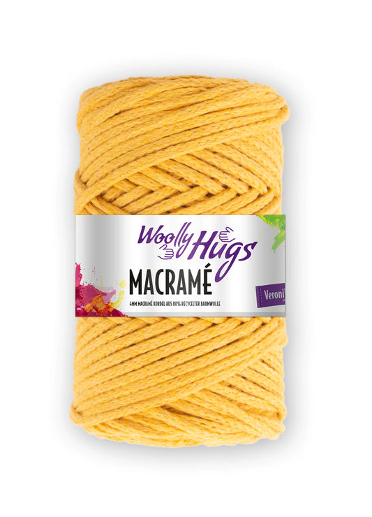 Macramé 4mm / 200g/60m LL / 80% Baumwolle, 20% Polyester