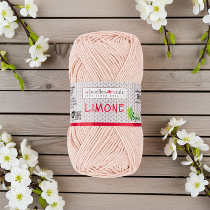Limone / Knäuel 50g/125m LL / 100% Baumwolle mercerisiert gasiert / vegan