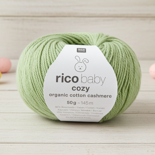 Cozy Organic Cotton Cashmere / Knäuel 50g / 145m LL / 90% Bio-Baumwolle, 10% Kaschmir