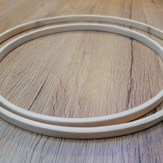 Bambusringe 2er für Mobile und Traumfänger 20 + 25cm Durchmesser