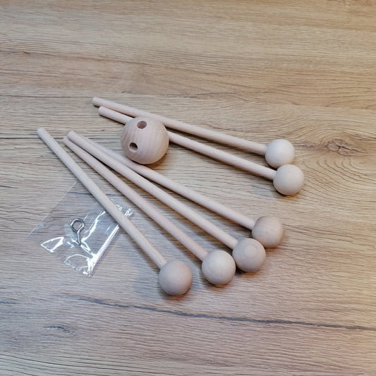 Mobile Bastelset aus Holz 4armig oder 6 armig