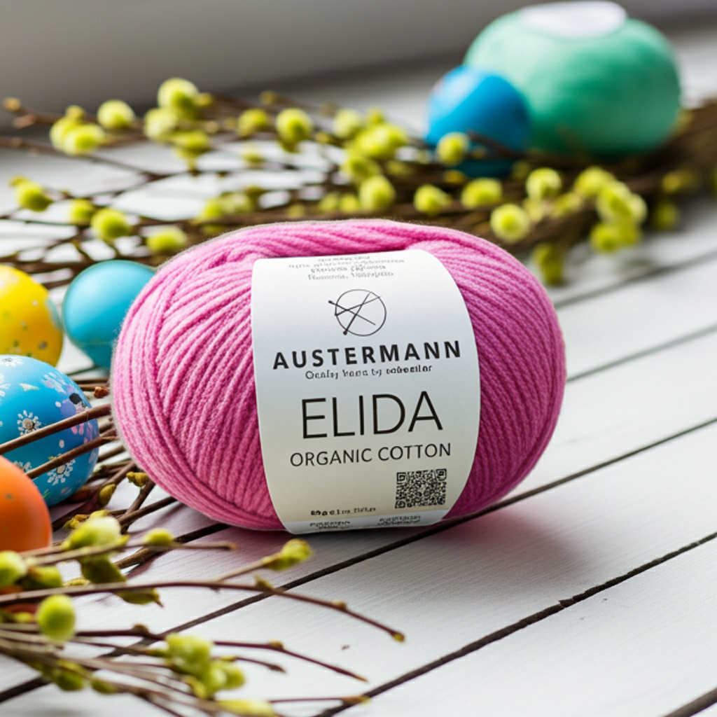 Elida / Knäuel 50g/330m LL / 95% Baumwolle, 5% Polyamid