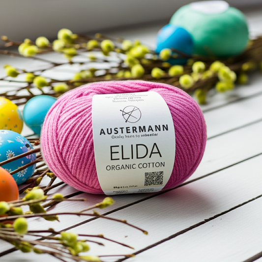 Elida / Knäuel 50g/330m LL / 95% Baumwolle, 5% Polyamid